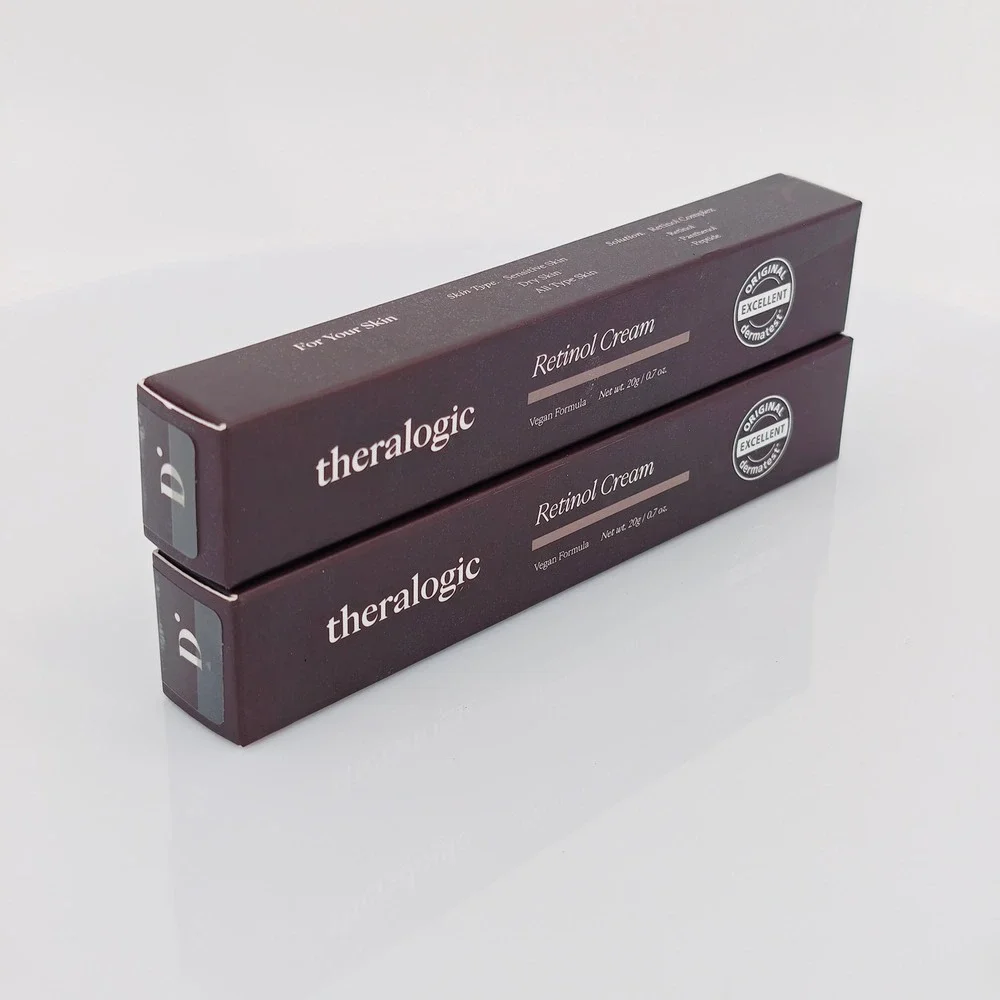 Theralogic Retinol Cream‎ 2 Pack Vegan Formula 20g 0.7oz Each New In Box